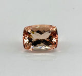 12x16mm Peach Morganite Cushion Cut – Natural AAA+ Premium Faceted Gemstone