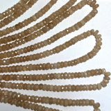 Grapolite Faceted Rondelle Beads – 4mm to 10mm – Natural Earthy Gemstones for Jewelry Making