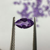 Natural African Amethyst 6x3mm Faceted Marquise Cut – AAA+ Quality Violet Gemstones for Custom Jewelry Designs