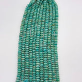 Natural Amazonite 8mm to 12mm Faceted Rondelle Beads – AAA+ Quality Blue-Green Gemstone for Jewelry Making