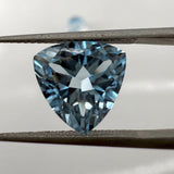 10mm Trillion Sky Blue Topaz – Natural Gemstone, Brilliant Faceted Cut, Loose Stone for Fine Jewelry