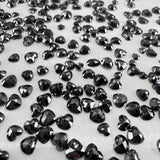 Natural Black Diamond Rose Cut – Faceted Loose Gemstone for Fine Jewelry Making