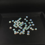 Natural Ethiopian Opal Round Cabochons – 3mm to 8mm – AAA+ Quality – Smooth Polished Gemstones for Jewelry Making