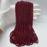3mm Ruby Smooth Beads – Natural AAA+ Round Beads for Fine Jewelry Making