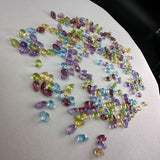 Multi Stone Faceted Pear Drop Gemstones – 3x5mm to 9x11mm – AAA+ Natural Mixed Gemstone Pear Shapes for Jewelry