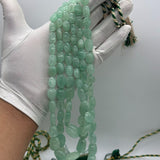 Natural Russian Emerald Smooth Oval Beads – 6x8mm to 18x21mm – 3 Lines / 1098 Carats – Premium Hand-Polished Gemstone Beads