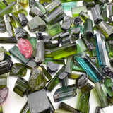 Multi Tourmaline Rough Gemstones – Very Good Quality Natural Raw Multi-Color Tourmaline Crystals for Jewelry & Collectors