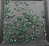 Natural Emerald Smooth Pear Cut 3x5mm to 6x8mm – AAA+ Quality Green Gemstones, Avg 0.6–0.8 Cts for Custom Jewelry