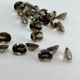 Natural Smoky Quartz 10x8mm Oval Cut – AAA+ Quality Brown Gemstone for Custom Jewelry Creations