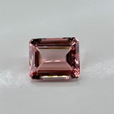21x27mm Morganite Emerald Cut Octagon – Natural Peach-Pink Gemstone, AAA Quality, Loose Stone for Statement Jewelry