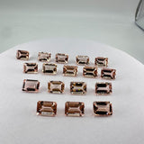 Premium Morganite Cushion Cut Gemstones – Sizes 5x7mm to 10x12mm – AAA+ Natural Pink Gemstones for Jewelry Making