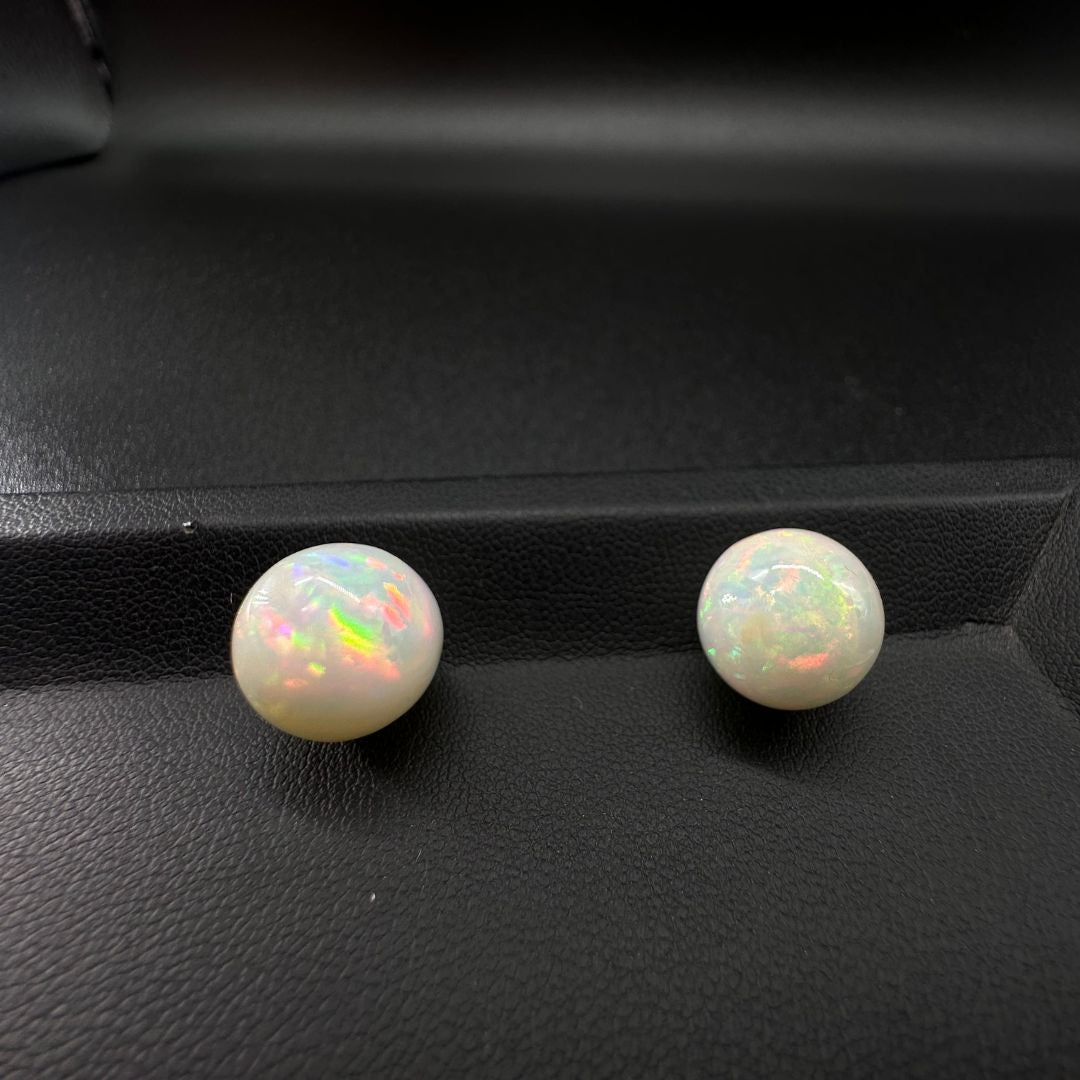 Natural Ethiopian Opal Round Beads – 3mm to 10mm – AAA+ Smooth Round Opal Balls for Jewelry Making