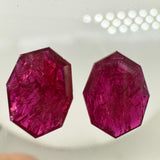 Natural No-Heat Ruby Pair 8.30x11.50mm & 8.80x11.40mm – 5.29 Cts | AAA+ Certified Untreated Red Gemstones for Fine Jewelry