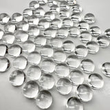 6mm Round White Topaz Cabochons – Natural, Clear Gemstones, Smooth Polished, Ideal for Rings, Earrings & Jewelry Making