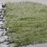 Natural Prehnite Faceted Drops 4x6mm to 7x9mm | AAA+ Gemstones for Jewelry Making