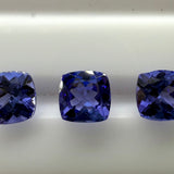 Natural Tanzanite Cushion Cut 5mm – AAA+ Quality Gemstone for Fine Jewelry | 100% Genuine | Artisan Crafted